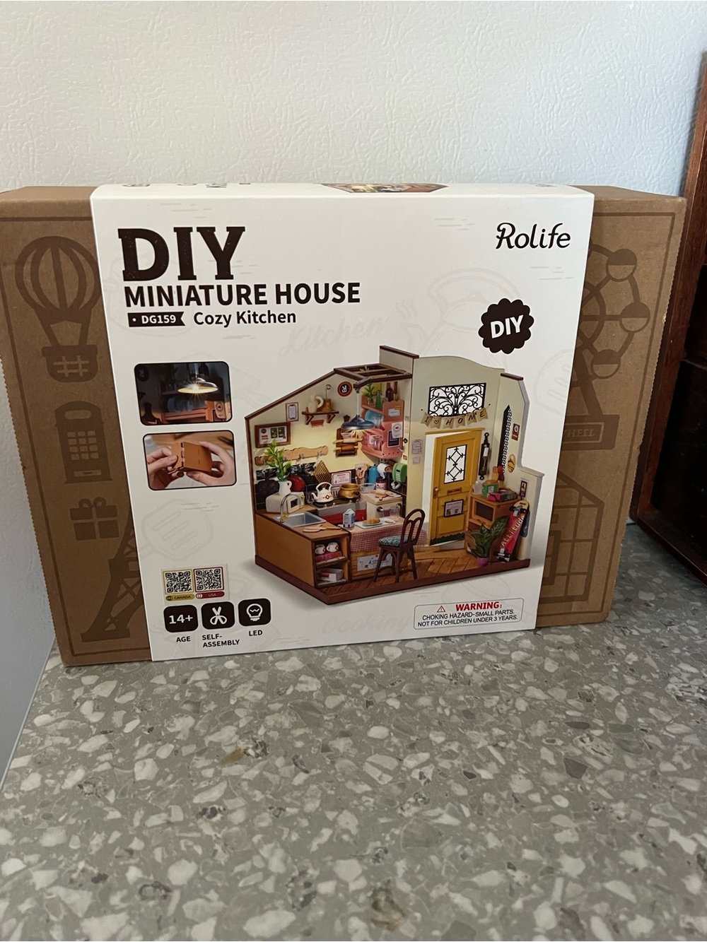 Rolife DIY Miniature House Cozy Kitchen - brand new